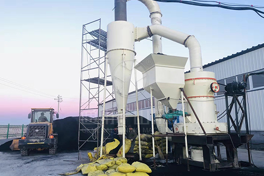 客戶磨粉現場